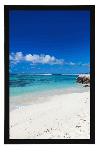Poszter Anse Source strand
