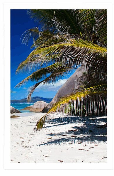 Poszter Anse Source strand szépsége