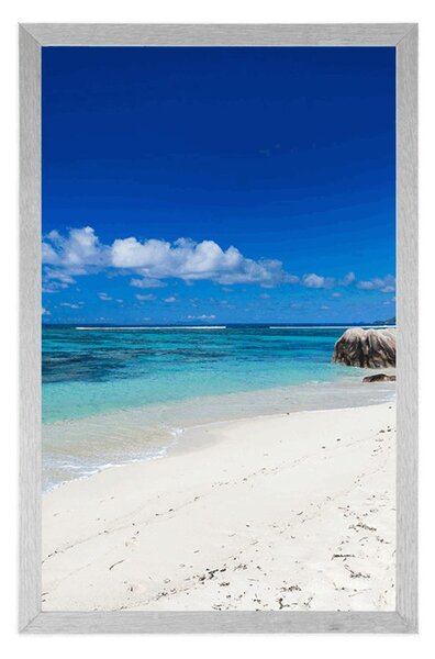 Poszter Anse Source strand