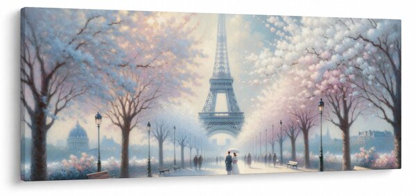 Kép - Párizsi festmény (120x50 cm)