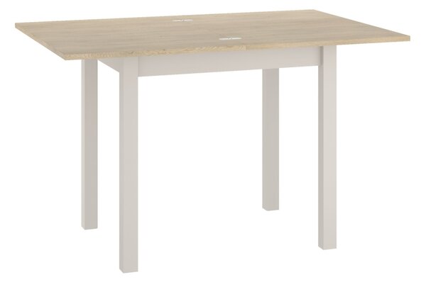 Kihúzható étkezőasztal FLIP 80(160)X80 cm, Cremona tölgy Torro/kasmír