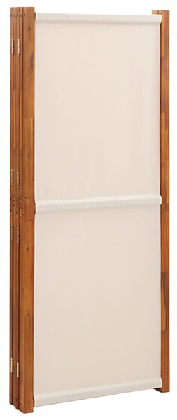Fehér 5 paneles térelválasztó 350x180 cm
