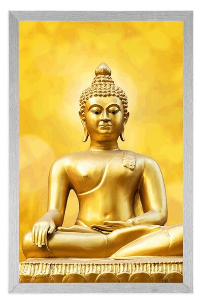 Poszter arany Buddha szobor