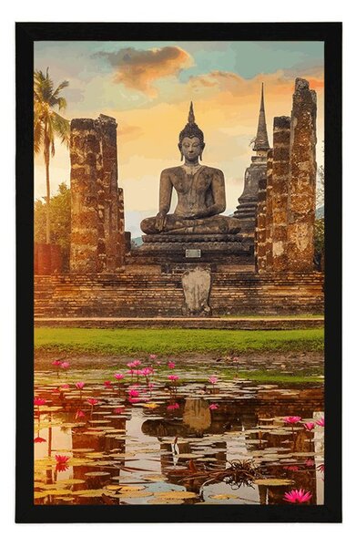 Poszter Buddha szobor a Sukhothai parkban
