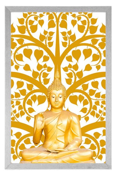 Poszter Buddha az élet fájával