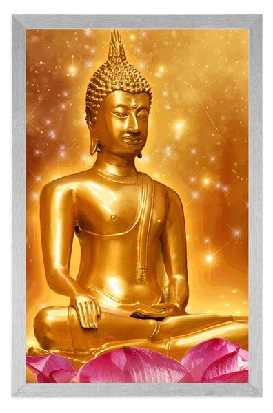 Poszter arany Buddha