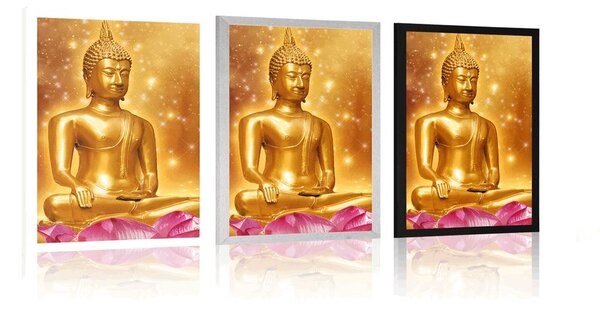 Poszter arany Buddha
