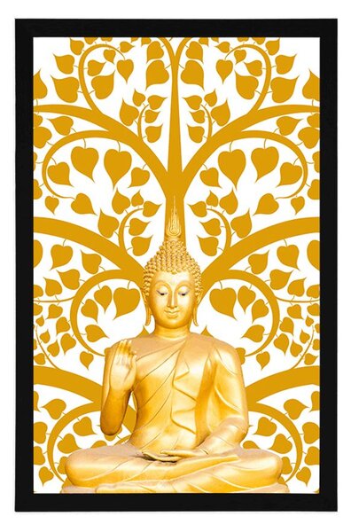 Poszter Buddha az élet fájával