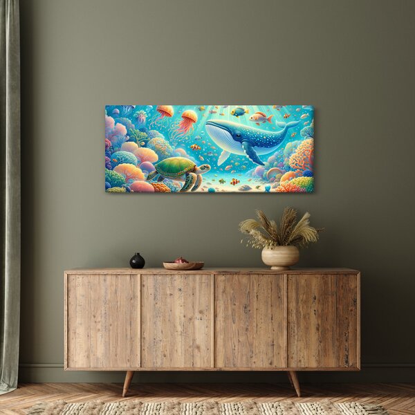 Kép - A világ a víz alatt (120x50 cm)