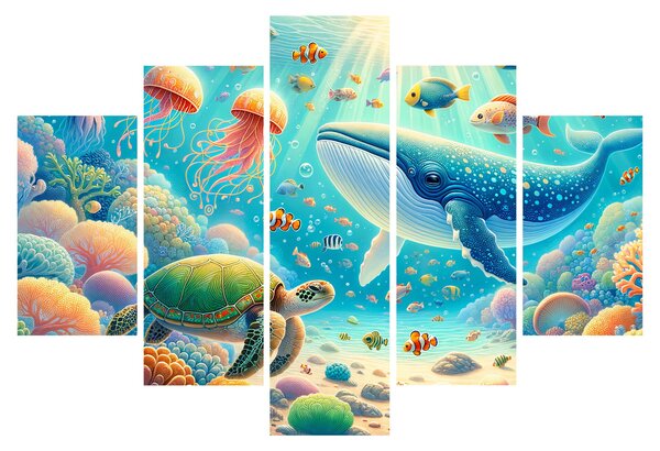 Kép - A világ a víz alatt (150x105 cm)