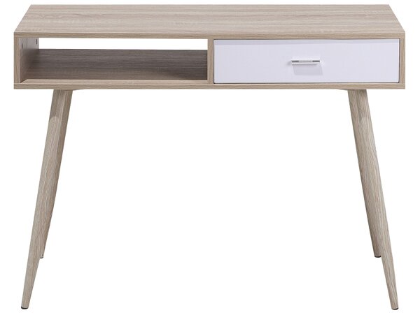 Világos Fa Íróasztal 100 x 48 cm DEORA