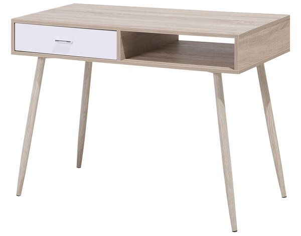 Világos Fa Íróasztal 100 x 48 cm DEORA