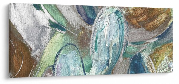 Kép - Absztrakt figurás festészet (120x50 cm)