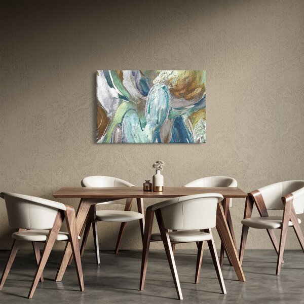 Kép - Absztrakt figurás festészet (90x60 cm)