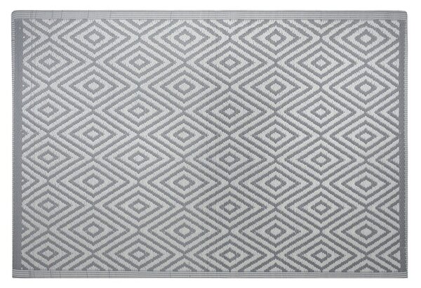 Világosszürke kültéri szőnyeg 120 x 180 cm SIKAR