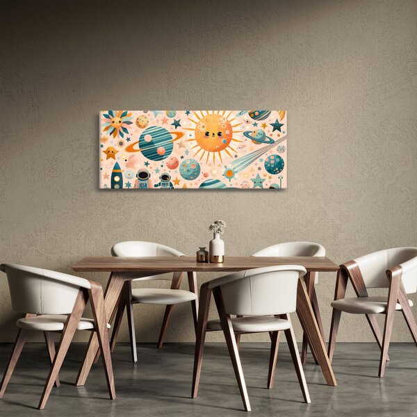 Kép - Darabok az űrből (120x50 cm)