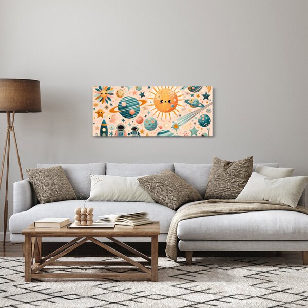 Kép - Darabok az űrből (120x50 cm)