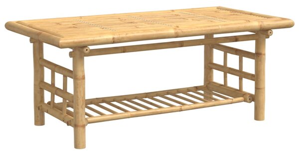 Bambusz dohányzóasztal 110x55x45 cm