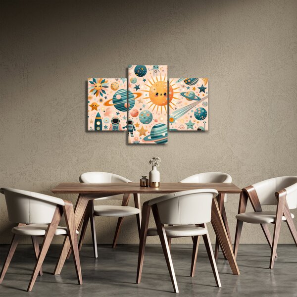 Kép - Darabok az űrből (90x60 cm)