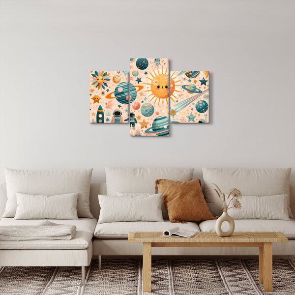Kép - Darabok az űrből (90x60 cm)