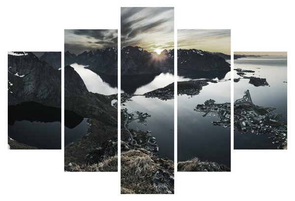 Kép - Norvég hegyek (150x105 cm)