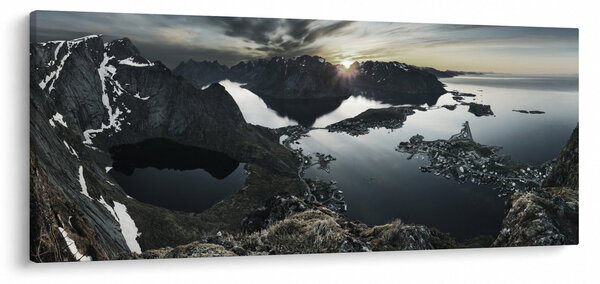 Kép - Norvég hegyek (120x50 cm)