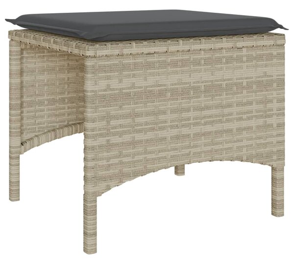 2 személyes szürke polyrattan kerti kanapé asztallal/székkel