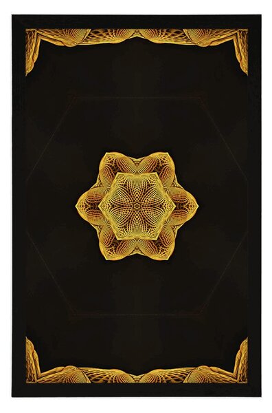 Poszter érdekes arany Mandala