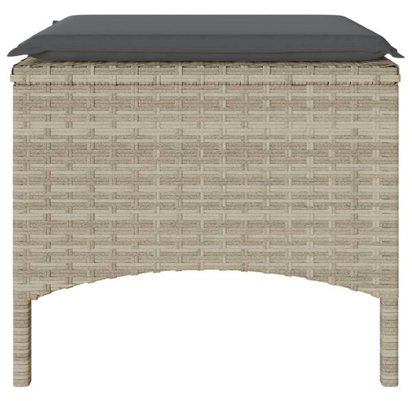 2 személyes szürke polyrattan kerti kanapé asztallal/székkel