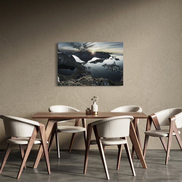 Kép - Norvég hegyek (90x60 cm)