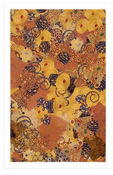 Poszter absztrakciót G. Klimt ihlette