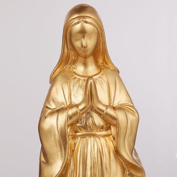 MADONNA szobor, aranyozott 30 cm