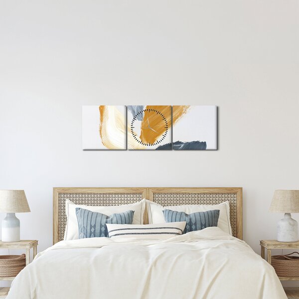 Kép - Minimalista festészet (órával) (90x30 cm)