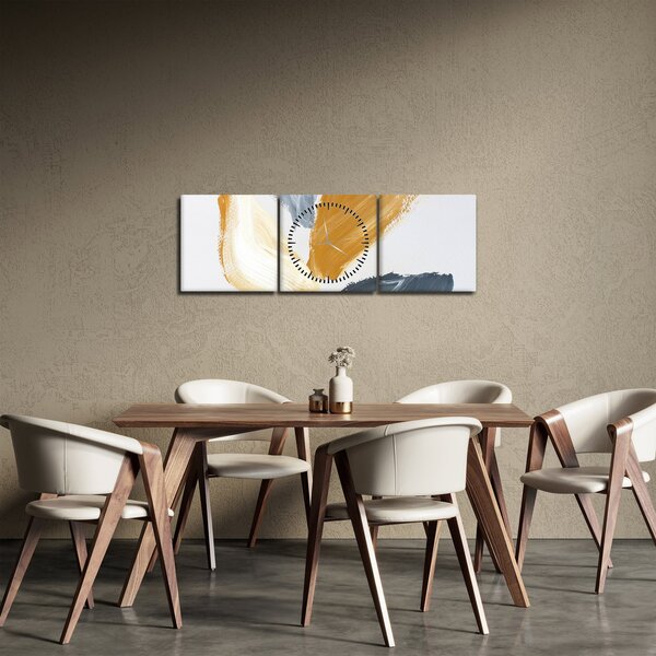 Kép - Minimalista festészet (órával) (90x30 cm)