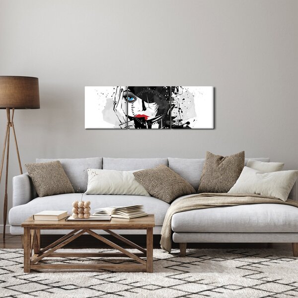 Kép - A titokzatos nő (órával) (90x30 cm)