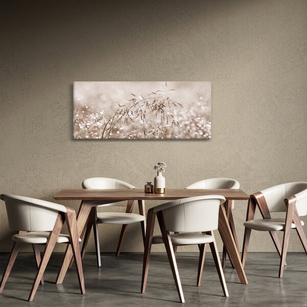 Kép - rét barna árnyalatokban (120x50 cm)