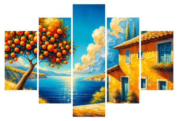 Kép - Ház narancsokkal II. (150x105 cm)