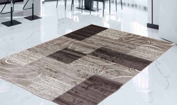 Modern szőnyeg 4084 Choco 100x150 gépi perzsa szőnyeg