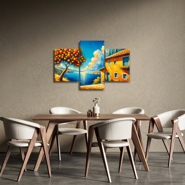 Kép - Ház narancsokkal II. (90x60 cm)