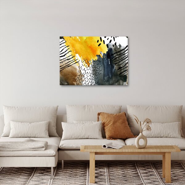 Kép - Absztrakt akvarell (70x50 cm)
