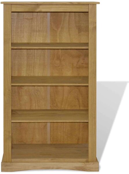 Corona Mexikói Fenyőfa Könyvespolc - 4 Polc - 81x29x150 cm