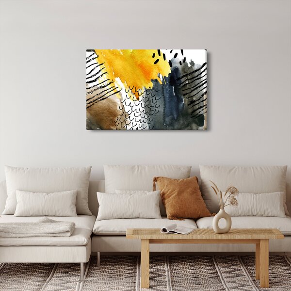 Kép - Absztrakt akvarell (90x60 cm)