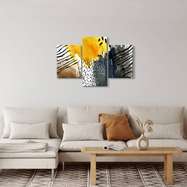 Kép - Absztrakt akvarell (90x60 cm)