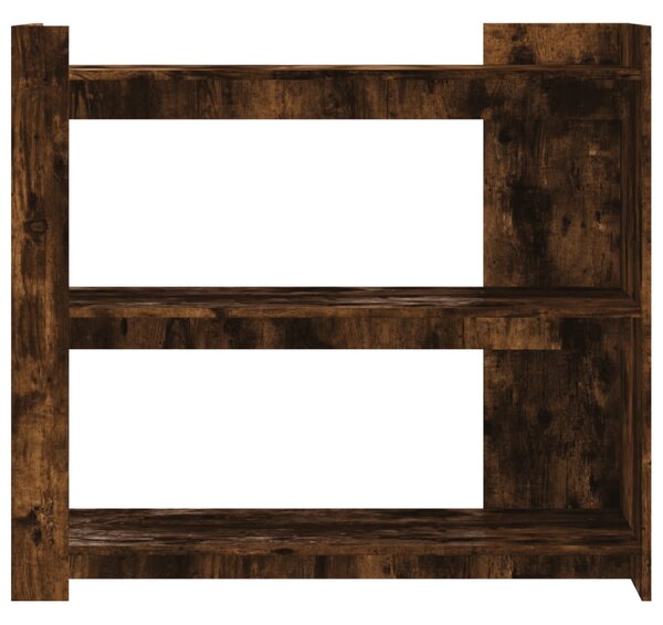 Füstös tölgy színű szerelt fa tálalóasztal 100x35x90 cm