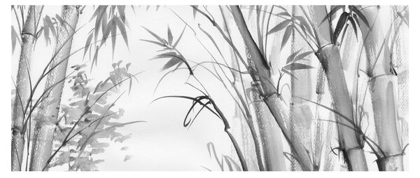 Kép - Bambusz erdő (120x50 cm)