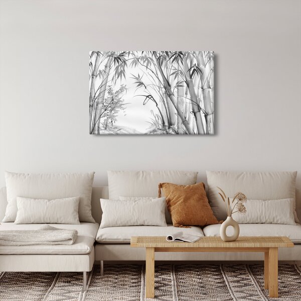 Kép - Bambusz erdő (90x60 cm)