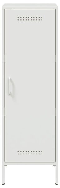 Fehér acél magasszekrény 36 x 39 x 113 cm