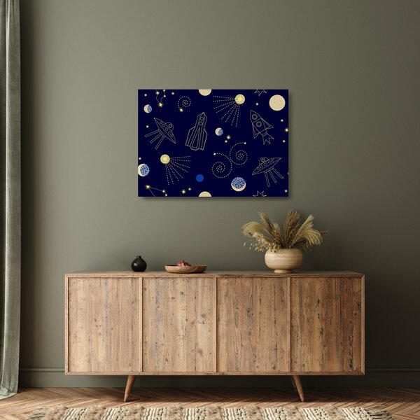 Üveg kép - Univerzum (70x50 cm)