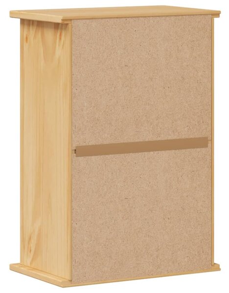 Corona tömör fenyőfa fali fürdőszobaszekrény 45 x 27 x 64,5 cm