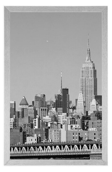Poszter varázslatos New York fekete-fehérben
